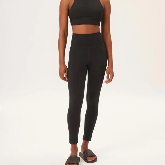 Girlfriend Collective Black High-Rise Leggings - Size L - NWT - Picture 1 of 5